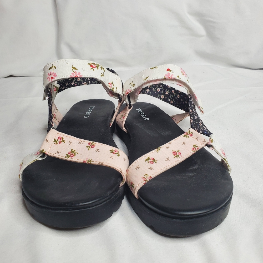 Torrid cottagecore velcro sandals